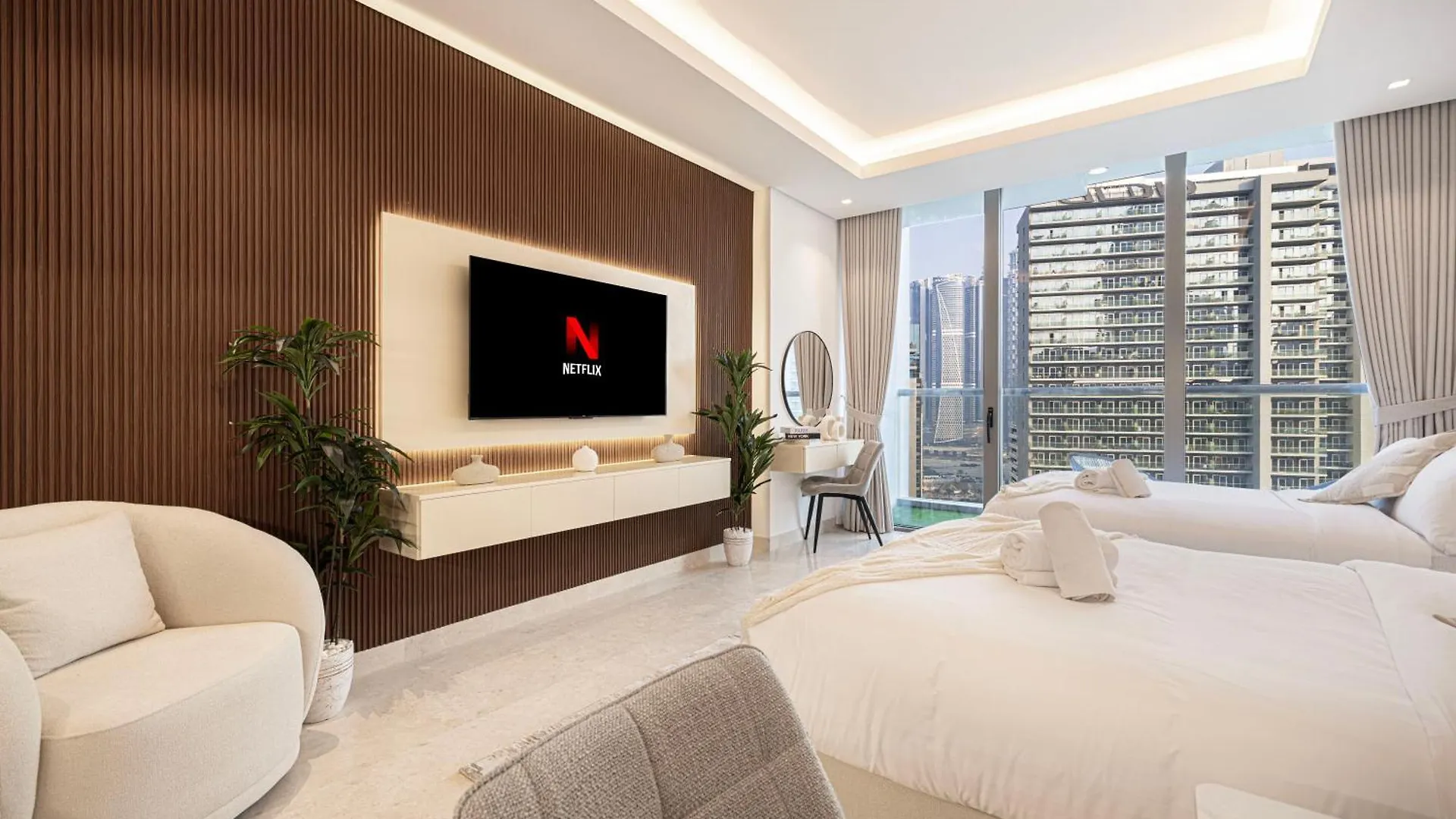 Outstanding New Studio With 2 Double Beds,In Downtown Dubai 0*,